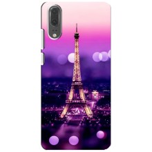 Чехол Эйфелева Башня для Huawei P20, EML-L09 - (AlphaPrint)