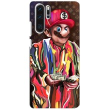 Брендновые Чехлы для Huawei P30 Pro - (PREMIUMPrint) (Mario LV)