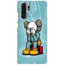 Чехлы для Huawei P30 Pro - Bearbrick Louis Vuitton (PREMIUMPrint) (Плач Bearbrick)