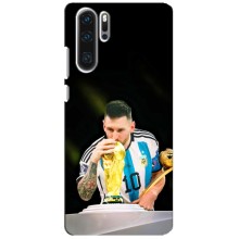 Чехлы для Huawei P30 Pro (Leo чемпион) (AlphaPrint) (Кубок Месси)