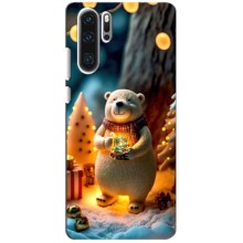 Чехлы на Новый Год Huawei P30 Pro – Новогодний ведмеженок