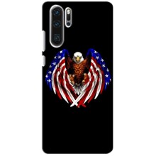 Чехол Флаг USA для Huawei P30 Pro – Крылья США