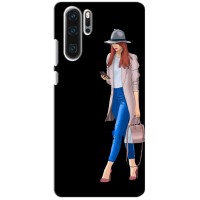 Чехол с картинкой Модные Девчонки Huawei P30 Pro (Девушка со смартфоном)