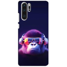 Чохол з Мавпами Huawei P30 Pro - (AlphaPrint) – Стильна мавпа