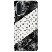 Чохол Стиль Louis Vuitton на Huawei P30 Pro (LV на білому)