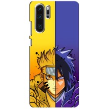 Купить Чехлы на телефон с принтом Anime для Хуавей П30 Про – Naruto Vs Sasuke