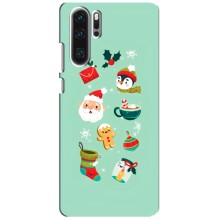 Новорічні Чохли для Huawei P30 Pro (VPrint) (Настрій НГ)