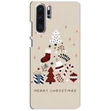 Рождественские Чехлы для Huawei P30 Pro (VPrint) (Merry Christmas)