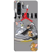 Силиконовый Чехол Nike Air Jordan на Хуавей П30 Про – Air Jordan