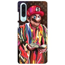 Брендновые Чехлы для Huawei P30 - (PREMIUMPrint) (Mario LV)