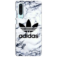 Чохли Адидас для Huawei P30 (AlphaPrint) – Адідас на мраморі