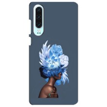 Чехлы (ART) Цветы на Huawei P30 (VPrint) (Цветы на голове)