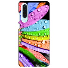 Чехлы (ART) Цветы на Huawei P30 (VPrint) (Семицветик)