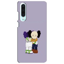 Чехлы для Huawei P30 - Bearbrick Louis Vuitton (PREMIUMPrint) (Дружба Беарбрик)