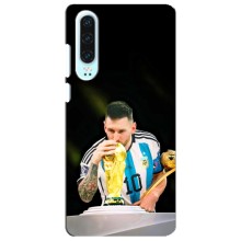 Чохли для Huawei P30 (Leo чемпіон) (AlphaPrint) (Кубок Мессі)