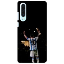 Чехлы Лео Месси Аргентина для Huawei P30 (Лео Чемпион)