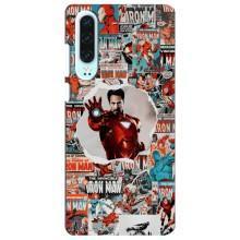 Чехлы с героями Марвел Huawei P30 (VPrint) – Айронмен