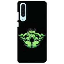 Чехлы с героями Марвел Huawei P30 (VPrint) – Зелёный Халк