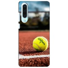Чехлы с принтом Спортивная тематика для Huawei P30 (Теннисный корт)