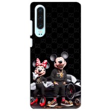 Чехол Disney Mouse Huawei P30 (PREMIUMPrint) (Семья Маусов)