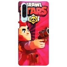 Чехол для Huawei P30 Бравл Старс (VPrint) – Дуэлянт Кольт