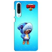 Чехол для Huawei P30 Бравл Старс (VPrint) – Леон акула