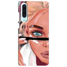 Чехол с печатью для Huawei P30 - (Мода) (AlphaPrint) – Макияж