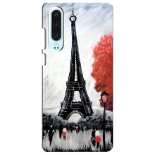 Чохол Ейфелева Вежа Huawei P30 - (AlphaPrint) (Вежа в Парижі)