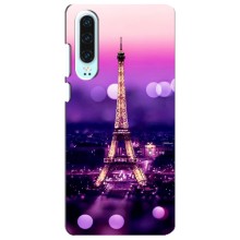 Чохол Ейфелева Вежа Huawei P30 - (AlphaPrint) (Париж Башня)