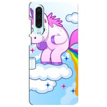 Чохол Unicorn на Huawei P30 (Веселка Єдиноріга)
