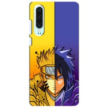 Купить Чехлы на телефон с принтом Anime для Хуавей П30 – Naruto Vs Sasuke