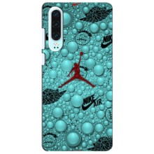 Силиконовый Чехол Nike Air Jordan на Хуавей П30 (Джордан Найк)