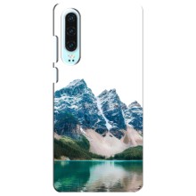 Силіконовий чохол з КАРТИНКАМИ літо для Huawei P30 (AlphaPrint) (Гори)