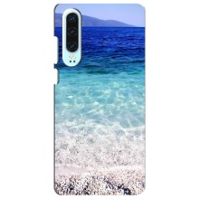 Силіконовий чохол з КАРТИНКАМИ літо для Huawei P30 (AlphaPrint) (Море)
