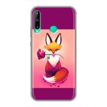 Чохли з картинкою Лисичка для Huawei P40 Lite e (VPrint) (Лиса з трояндою)
