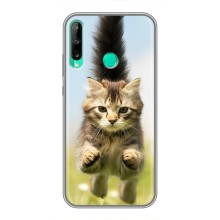 Чехлы с Котиками для Huawei P40 Lite e (VPrint) (Прыжок кота)