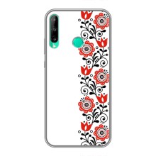 Чехол для Патриота Украины Huawei P40 Lite e - (AlphaPrint) (Яркая вишиванка)