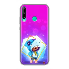 Чохол Бравл Старс для Huawei P40 Lite e – Леон у костюмі Акули