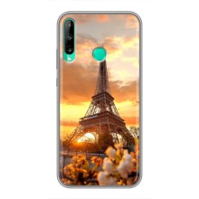 Чехол Эйфелева Башня для Huawei P40 Lite e - (AlphaPrint) (Солнечная башня)