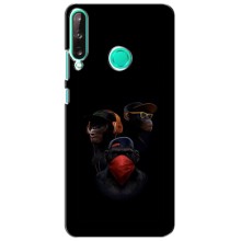 Чохол з Мавпами Huawei P40 Lite e - (AlphaPrint) – Три мавпи