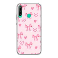 Чехол банты для Huawei P40 Lite e – Бантики и сердечки