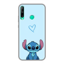 Чехол с рисунком Стич для Huawei P40 Lite e – Голубой Стич
