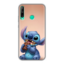 Чехол с рисунком Стич для Huawei P40 Lite e – Стич с шоколадом