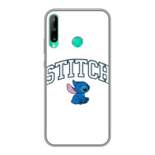 Чехол с принтом Стич на Huawei P40 Lite e – Стич лого