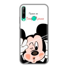 Эксклюзивный чехол для Huawei P40 Lite e (AlphaPrint - Мультяшные) (Маус Микки)