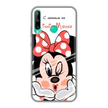 Эксклюзивный чехол для Huawei P40 Lite e (AlphaPrint - Мультяшные) (Маус Минни)