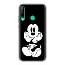 Эксклюзивный чехол для Huawei P40 Lite e (AlphaPrint - Мультяшные) (Микки на черном)