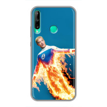 Чехол с принтом Фантастическая четверка для Huawei P40 Lite e – Человек-Факел