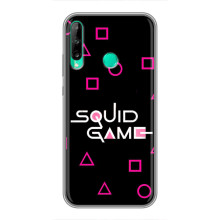 Чехол Гра в кальмара для Huawei P40 Lite e – Логотип игры кальмара