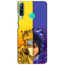 Купить Чехлы на телефон с принтом Anime для Хуавей П40 Лайт е (Naruto Vs Sasuke)